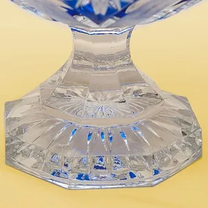 Конфетница - Фруктовница на ножке Хрусталь JOSKA BODENMAIS Германия D-28 см., 60-е гг.