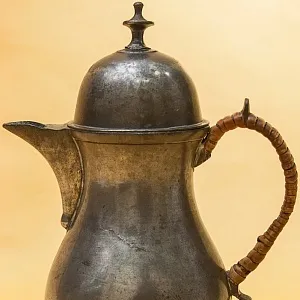 Небольшого размера Антикварный Оловянный Кофейник на 0,6 литра. Бельгия, ХIХ век.