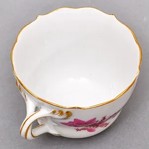 Коллекционная Кофейная пара «Розовый Дракон», MEISSEN Германия, первая половина ХХ века. 