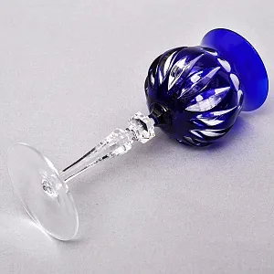 Шесть Бокалов из Цветного Хрусталя «МЭРИЛИН», NACHTMANN Германия, 60 -е годы ХХ века.