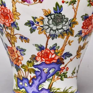 Большая Напольная Фарфоровая Ваза «Весеннее Цветение», Krautheim & Adelberg GmbH Германия, 1945 - 1977 годы. 