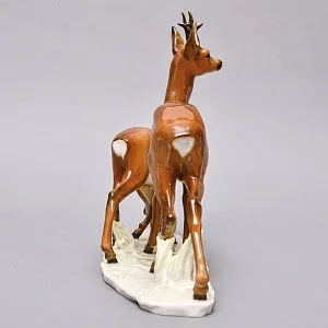 Коллекционная статуэтка «Две Косули», Фарфор Hutschenreuther, Германия.
