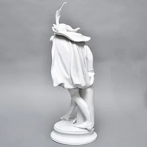  Редкая! Большая Фарфоровая статуэтка «МЕФИСТОФЕЛЬ», Scheibe-Alsbach Германия. 