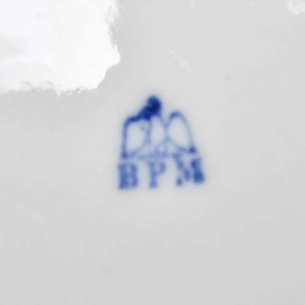 Антикварная Фарфоровая Тарелка - Блюдо «Летний букет с Пионом», Германия, конец ХIX - начало ХХ веков.