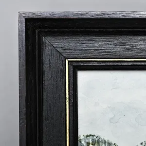 Фарфоровый Пласт - Картина - Панно «Сельский пейзаж. Мельница», Royal Delft Голландия 50 гг.