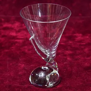 Редкость! Коллекционный Хрустальный Бокал для вина, VAL SAINT LAMBERT Бельгия.