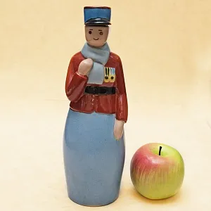 Штоф-Графин-Бутылка- Флакон для ликёра «Бывалый Жандарм», AРТ ДЕКО ROBJ ФРАНЦИЯ 1928г.