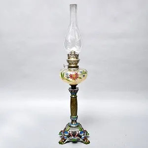 Антикарная Керосиновая Лампа с Механизмом Hersteller Berlin, Германия 1920 -1925 год.