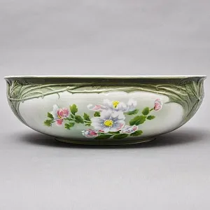 Фаянсовый Набор для Умывания «Яблоневый цвет», K&G Luneville Франция, 1900 - 1920 годы.