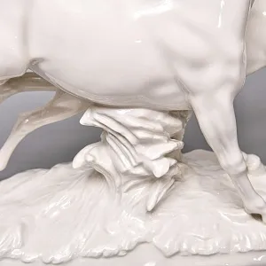 Большая Фарфоровая Статуэтка «БЕГУЩИЕ ЛОШАДИ», Hutschenreuther Германия, вторая половина ХХ века.