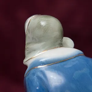 Фарфоровая Статуэтка «Лыжник - Пионер», ДФЗ Вербилки, СССР - 1954 год.