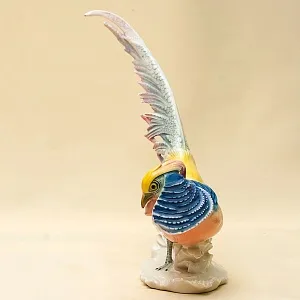 Фарфоровая статуэтка «Большой Золотой Фазан», Карл Энс / Karl Ens,  Германия, 50-е годы ХХ века.