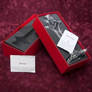 Пара Хрустальных Подсвечников БАККАРА / BACCARAT, Фрация, 70 -е годы ХХ века.