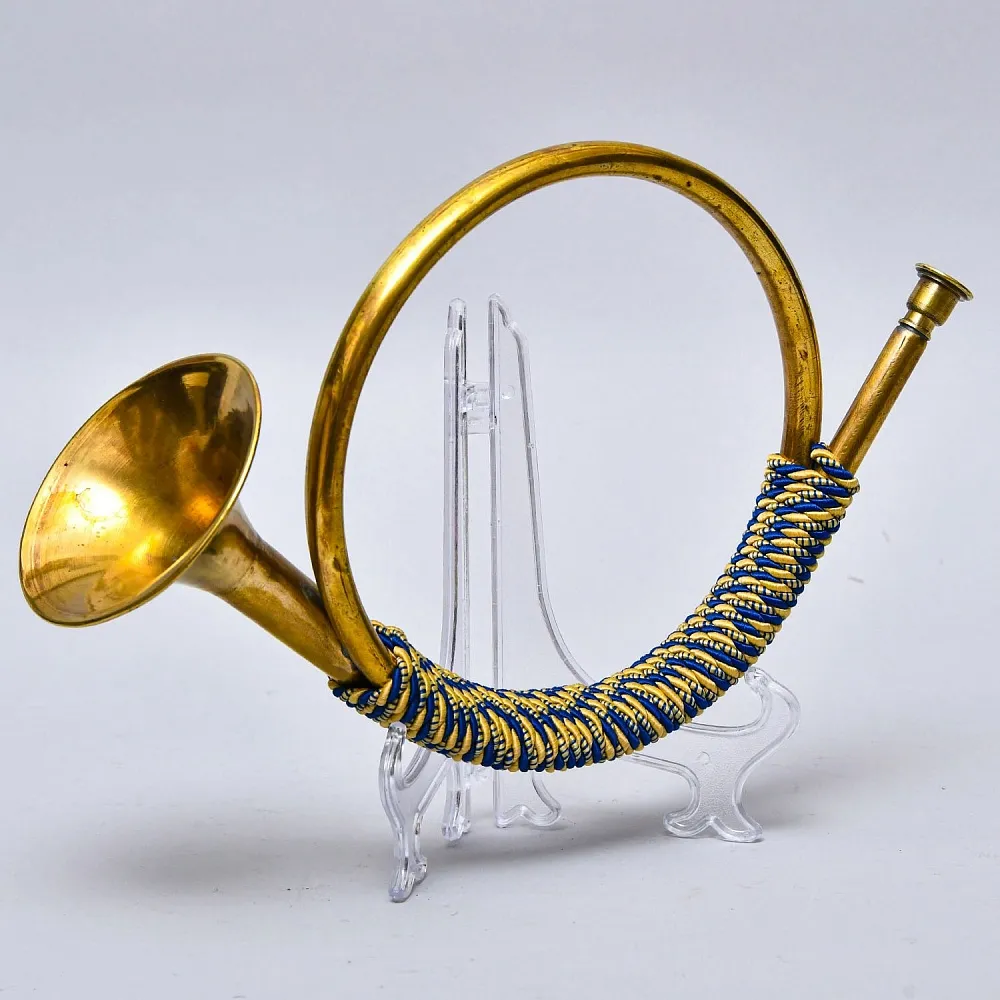 Классическая Охотничья Двухтональная Валторна - Рог, Германия - 50 гг. ХХ века.