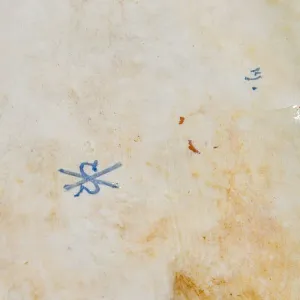 Антикварная Статуэтка «Арфистка и Кавалер - Репетиция», фарфор Scheibe - Alsbach, Германия.