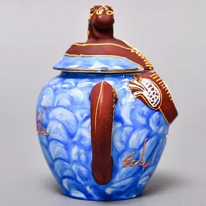 Чайный Сервиз на 6 персон «Небесные Драконы», Фарфор SATSUMA Япония, середина ХХ века.