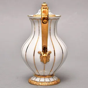 Редкость! Фарфоровый Кофейный сервиз на 6 персон - 21 предмет, Х форма MEISSEN, Германия.