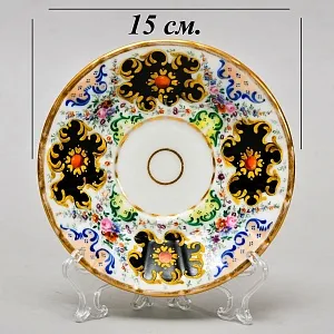 Антикварная Коллекционная Чайная пара, Фарфор Германия, конец XIX - начало XX веков.