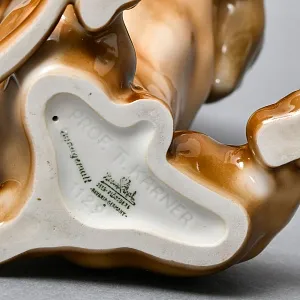 Антикварная Фарфоровая статуэтка «Собака. ТАКСА», ROSENTHAL Германия, 20-е годы ХХ века.