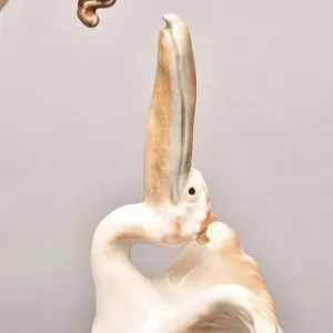 Коллекционная статуэтка «Девушка и Пеликан», Фарфор Hutschenreuther Германия, 1955 - 1968 годы.