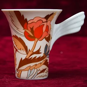 Авторская Коллекционная Кофейная Пара «Миф», фарфор Rosenthal, Германия.