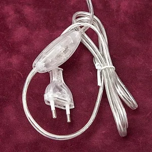 Винтажная Настольная Лампа Светильник «Lyyus» в хрустальном корпусе. Франция  Н-57см.