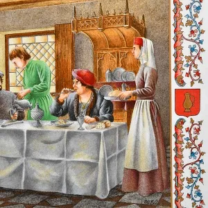 Редкость! Фарфоровая Картина - Пласт «ТРАКТИРЩИК», DÉCORS DE PARIS Франция, вторая половина ХХ века.