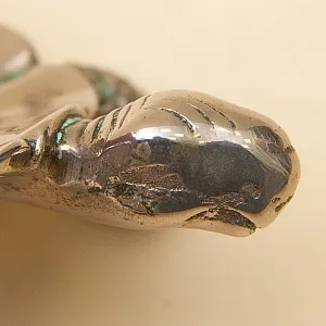 Металлическая Мелочёвница - Пепельница «Маленькая Черепашка», Франция середина ХХ века. 