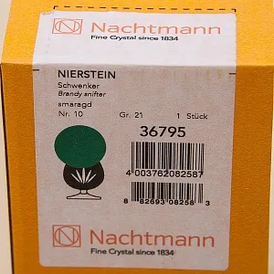 Набор для коньяка Графин и 6-ть Бокалов серия «NIERSTEIN» Цветной Хрусталь, NACHTMANN Германия.