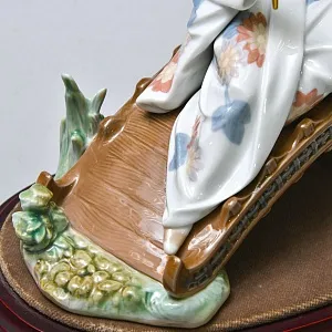 Большая Коллекционная Фарфоровая статуэтка «ВЕСНА В ЯПОНИИ», Lladro Испания -1984 год.