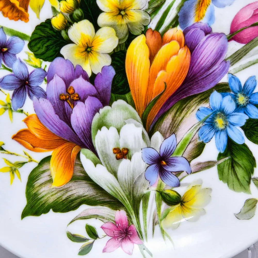 Коллекционная Фарфоровая Тарелка «Весенний букет», KAISER Германия, 1970 - 1990 года.