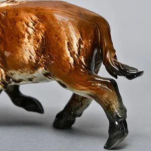 Коллекционная Фарфоровая статуэтка «Охота. КАБАН», Goebel Германия, конец ХХ века.