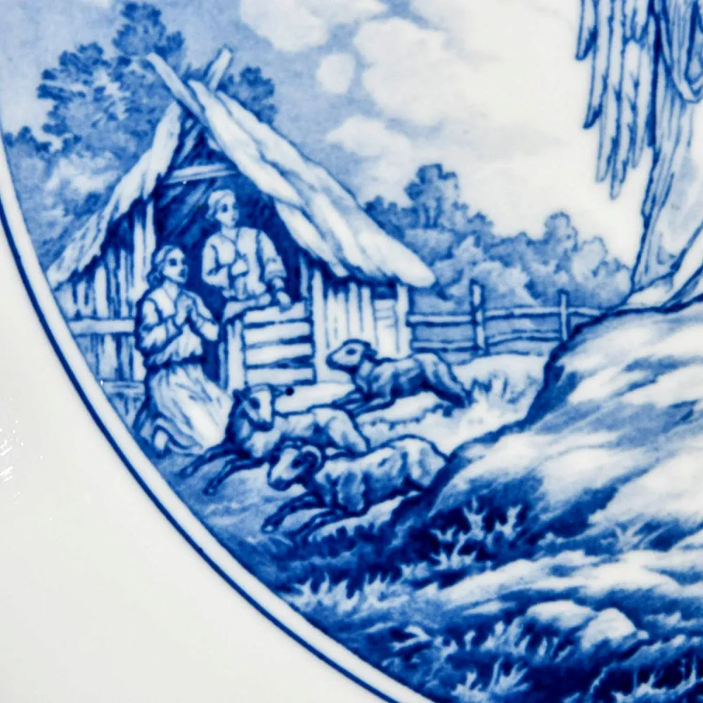 Коллекционная Фарфоровая тарелка «РОЖДЕСТВО», MEISSEN Германия - 1983 год.