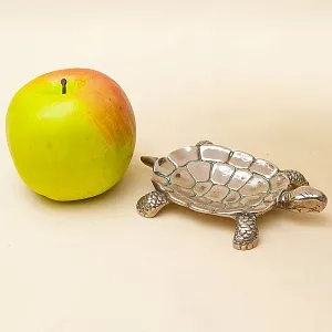 Металлическая Мелочёвница - Пепельница «Маленькая Черепашка», Франция середина ХХ века. 