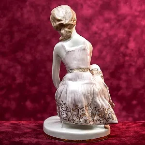 Редкость! Авторская Фарфоровая статуэтка «Юная балерина Татьяна Пилецкая», ЛФЗ СССР 1950–1960 годы. 