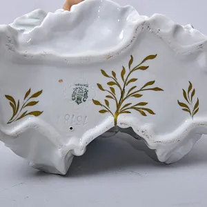 Большая Фарфоровая статуэтка «Балерина, завязывающая пуанты», Н-24 см. Schau Bach Kunst  Германия.