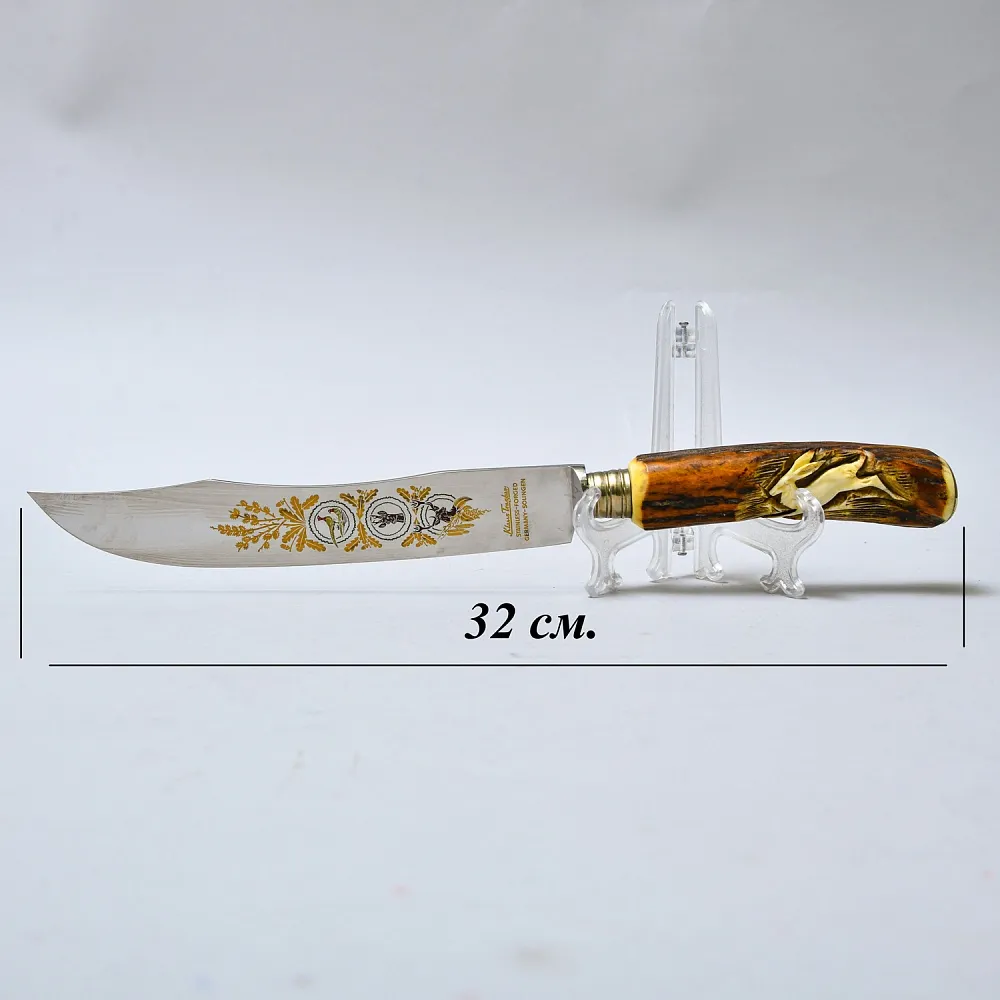 Набор для Барбекю «Охота» - Нож и Вилка, Германия, Klaus Tragbar Solingen, 60 -е гг.