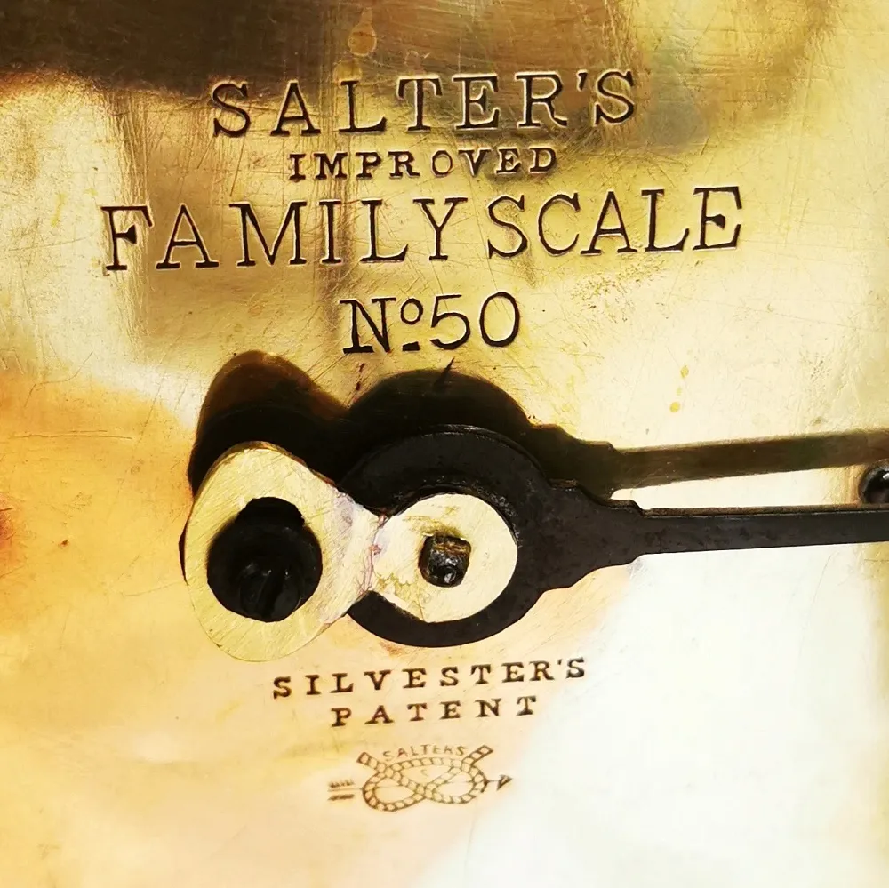 Старинные Кухонные Механические Весы Повышенной точности, SALTER'S Англия конец ХIХ века.