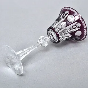 Антикварный Хрустальный Бокал для вина, Knittel FAKIRIS, Германия, конец 30-х гг.