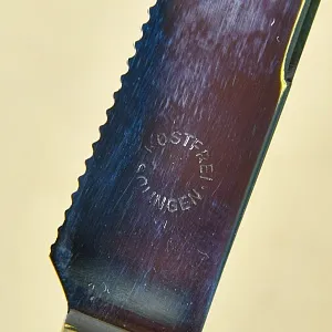 Набор для Морепродуктов «Охота» - 3 предмета, SOLINGEN Германия, 50 -е годы ХХ века.