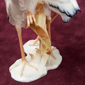 Коллекционная Фарфоровая Статуэтка «Птицы - Две Цапли», Hutschenreuther, Германия -1965 год.