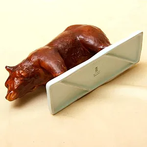 Редкость! Авторская фарфоровая статуэтка «БУРЫЙ МЕДВЕДЬ», Wallendorf Германия - 1963 год..