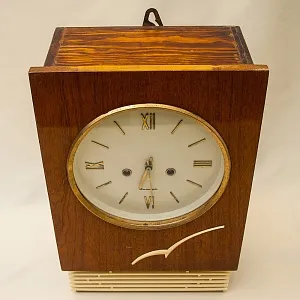 Винтажные Настенные Механические Часы с боем «Янтарь», СССР - 1965г.