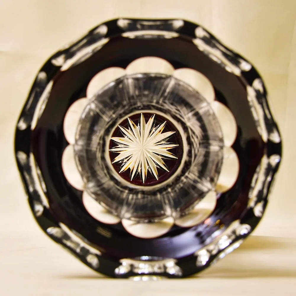 Коллекционная Хрустальная Ваза для Цветов WMF Crystal Cabinet Германия Н-25,5 см., конец 60-х гг.