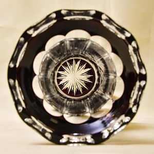 Коллекционная Хрустальная Ваза для Цветов WMF Crystal Cabinet Германия Н-25,5 см., конец 60-х гг.