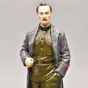 Коллекционная Авторская Статуэтка «Председатель ВЧК СССР - Дзержинский Ф.Э.», фарфор, Россия. 