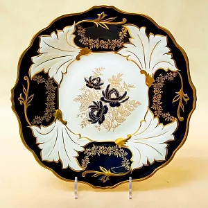 Коллекционное Сервировочное Блюдо - Тарелка «Кленовый лист», Фарфор WEIMAR Германия.