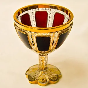 «Рубиновый Хрусталь» - Ваза - Креманка - Орешница, ERNST WITTIG, Германия.