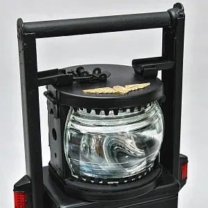 Большой Винтажный Железнодорожный Сигнальный Вагонный Фонарь, СССР.