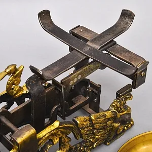 Старинные Кухонные - Торговые весы с чашками «SPERLING» на 10 кг. Варшава 50-е годы ХХ век!